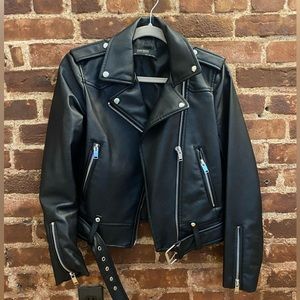 Zara leather jacket
